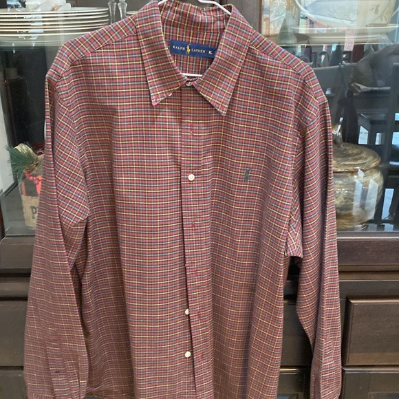 Men’s Ralph Lauren plaid button down shirt - Picture 3 of 4
